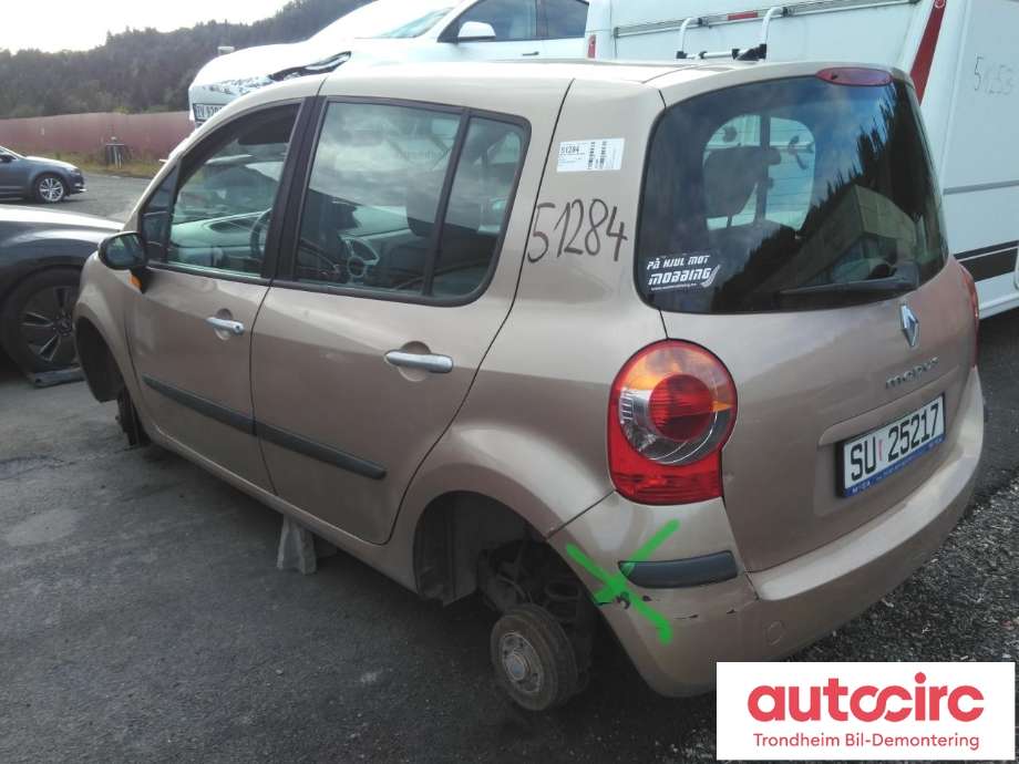 Renault Modus 2006-2008 , Motorkode: K4J G7, Girkassekode: JH3