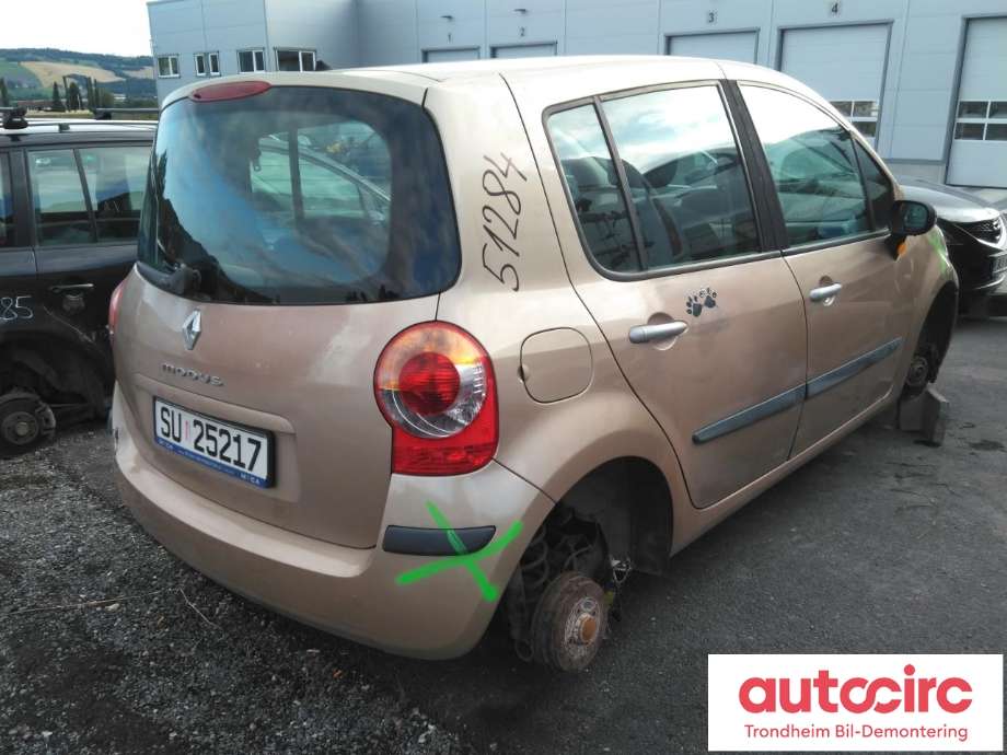 Renault Modus 2006-2008 , Motorkode: K4J G7, Girkassekode: JH3