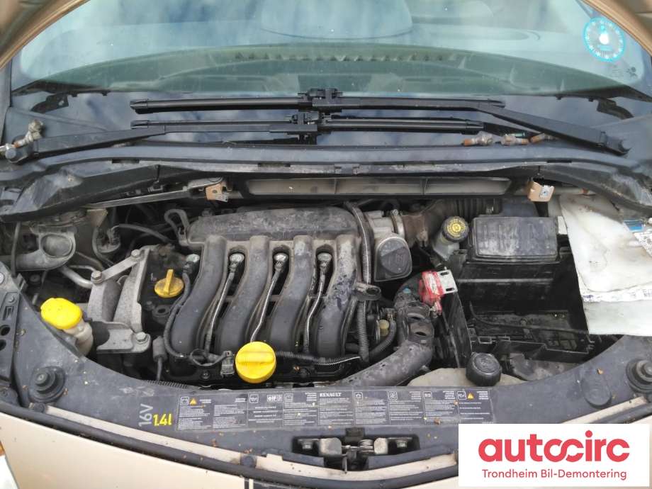 Renault Modus 2006-2008 , Motorkode: K4J G7, Girkassekode: JH3