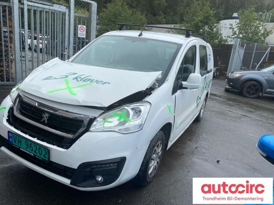 Peugeot Partner 2015-2019 (Type II, Fase 2) , Motorkode: BHY, Girkassekode: 1609983380