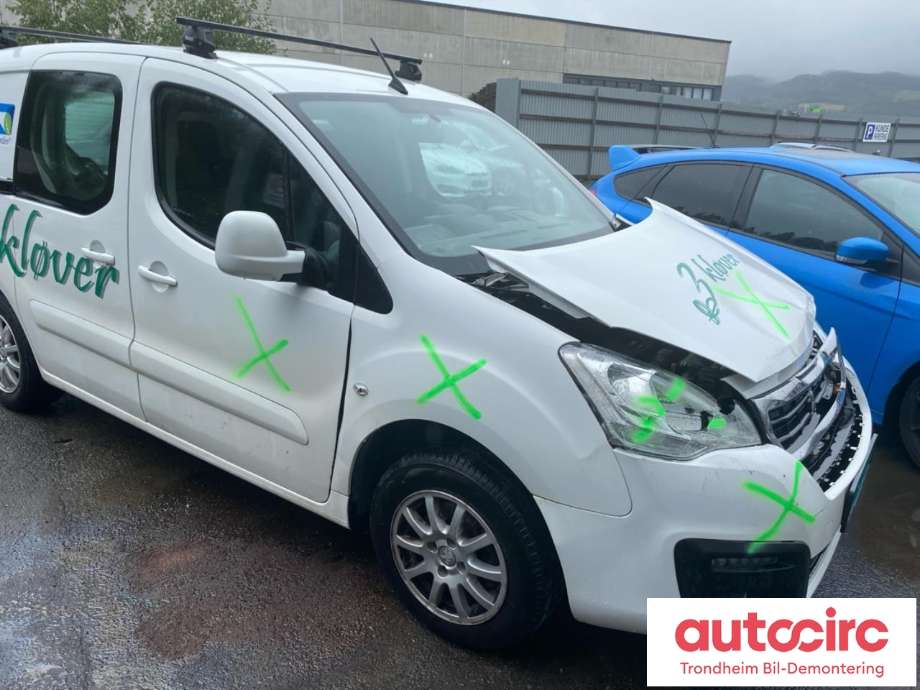 Peugeot Partner 2015-2019 (Type II, Fase 2) , Motorkode: BHY, Girkassekode: 1609983380