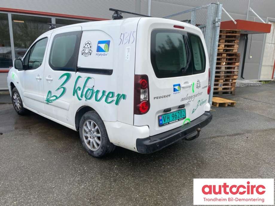 Peugeot Partner 2015-2019 (Type II, Fase 2) , Motorkode: BHY, Girkassekode: 1609983380