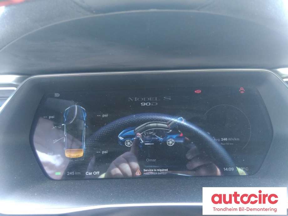 Tesla Model S 2016-2021 (Fase 2) , Motorkode: L2S, Girkassekode: 