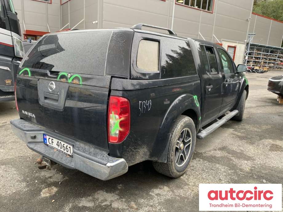 Nissan Navara 2005-2010 (Fase 1) (D40) (D40), Motorkode: YD25DDTI, Girkassekode: 310003X40D