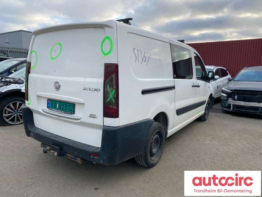 Fiat Scudo 2007-2017 (Type II) , Motorkode: RHK, Girkassekode: 9675689188