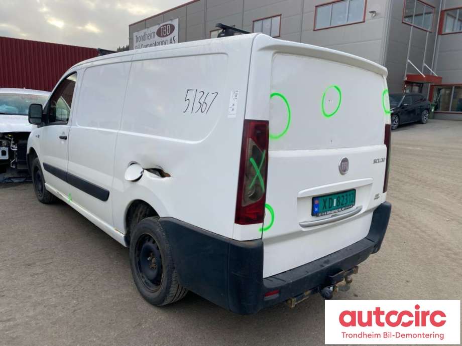 Fiat Scudo 2007-2017 (Type II) , Motorkode: RHK, Girkassekode: 9675689188