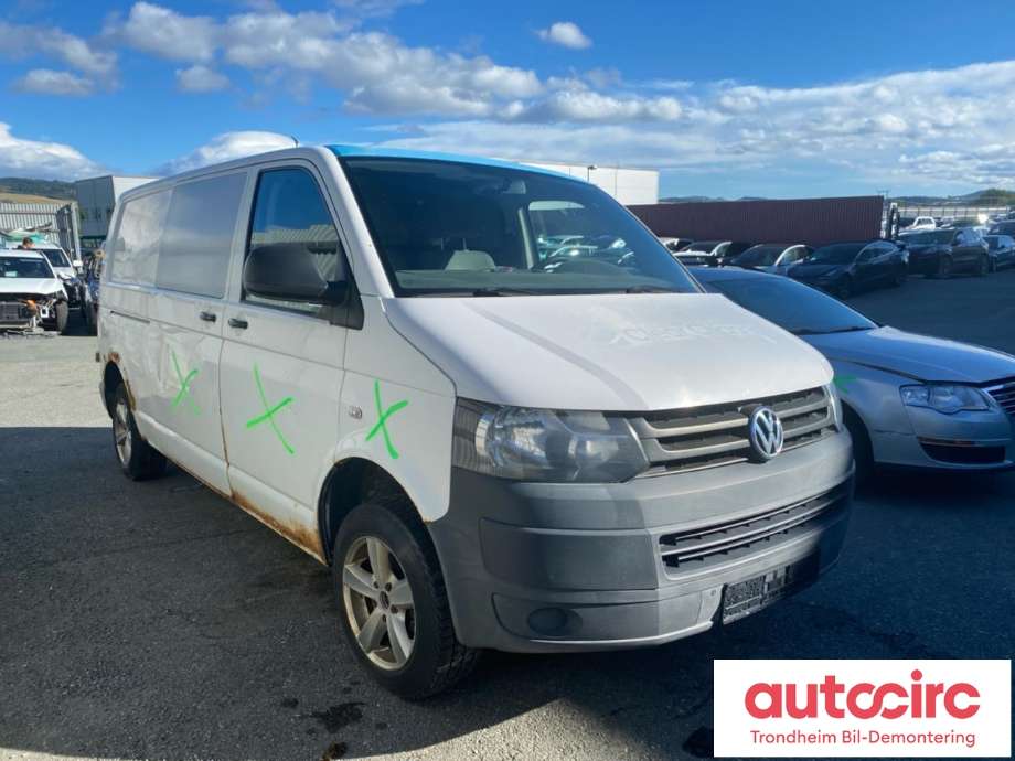 VW Transporter / Caravelle 2009-2015 (Fase 2) (T5) (T5), Motorkode: CAAD, Girkassekode: 