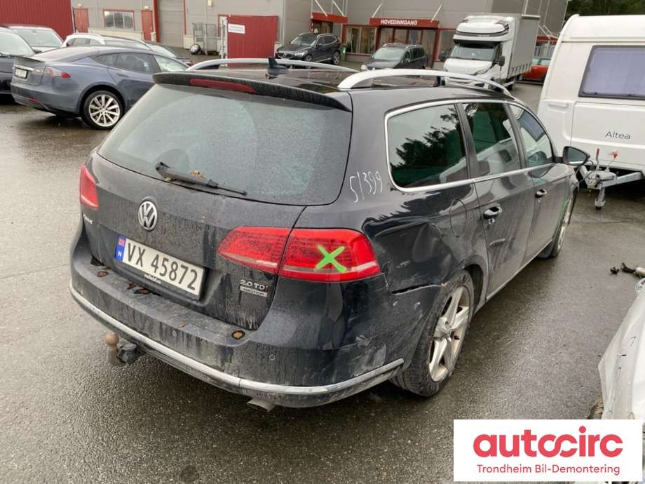 VW Passat 2011-2015 (B7) (B7), Motorkode: CFGB, Girkassekode: NJD