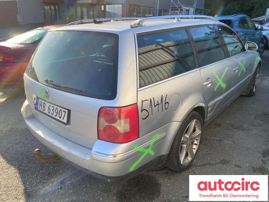 VW Passat 2001-2005 (B5,3BG) (B5,3BG), Motorkode: AVF, Girkassekode: EYF