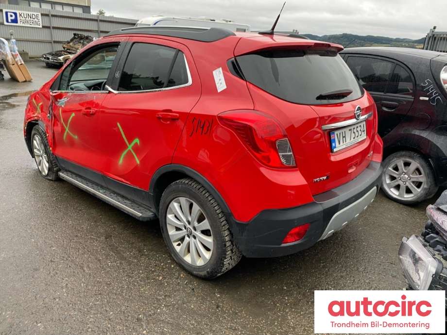 Opel Mokka 2012-2016 (Type I, Fase 1) , Motorkode: LUJ, Girkassekode: MNK