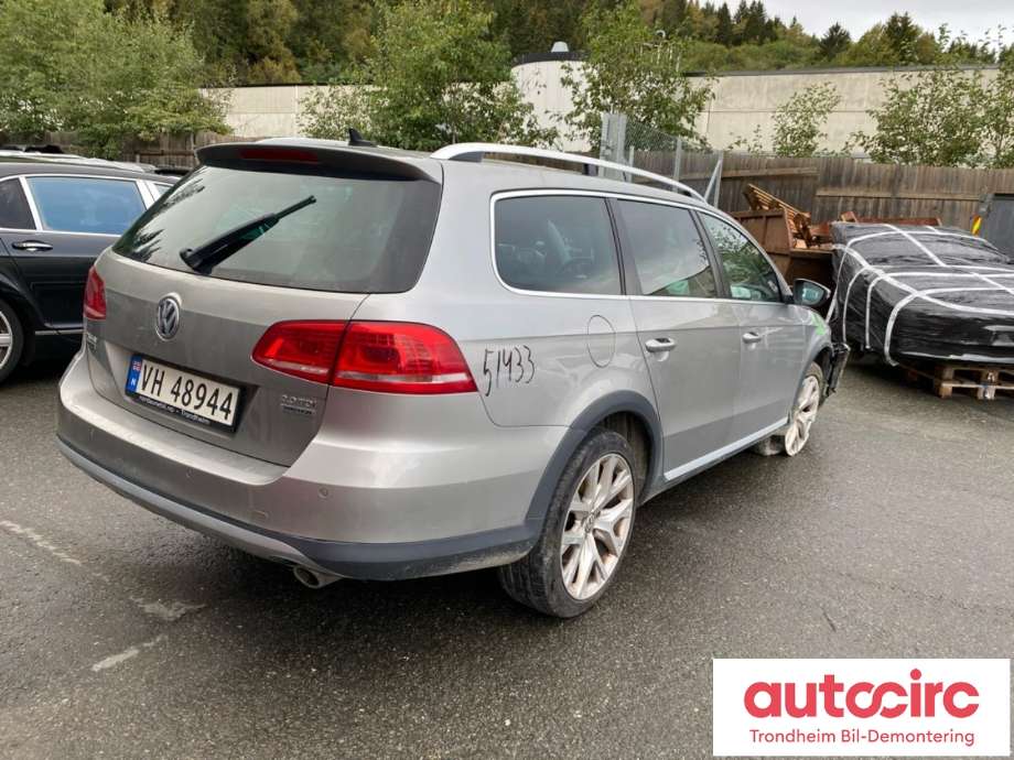 VW Passat 2011-2015 (B7) (B7), Motorkode: CFGB, Girkassekode: PBY