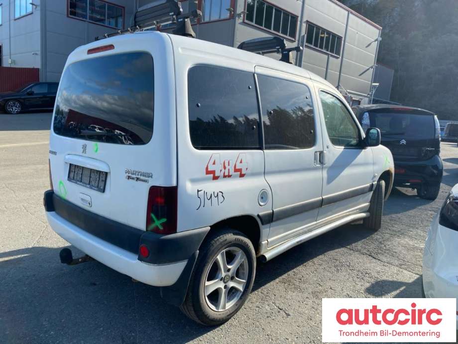 Peugeot Partner 2002-2008 (Type I, Fase 2) , Motorkode: RHY, Girkassekode: 
