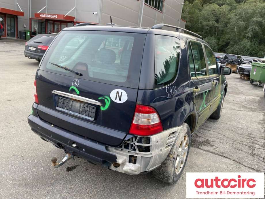 Mercedes ML 1997-2005 (W163) (W163), Motorkode: OM612.963, Girkassekode: 