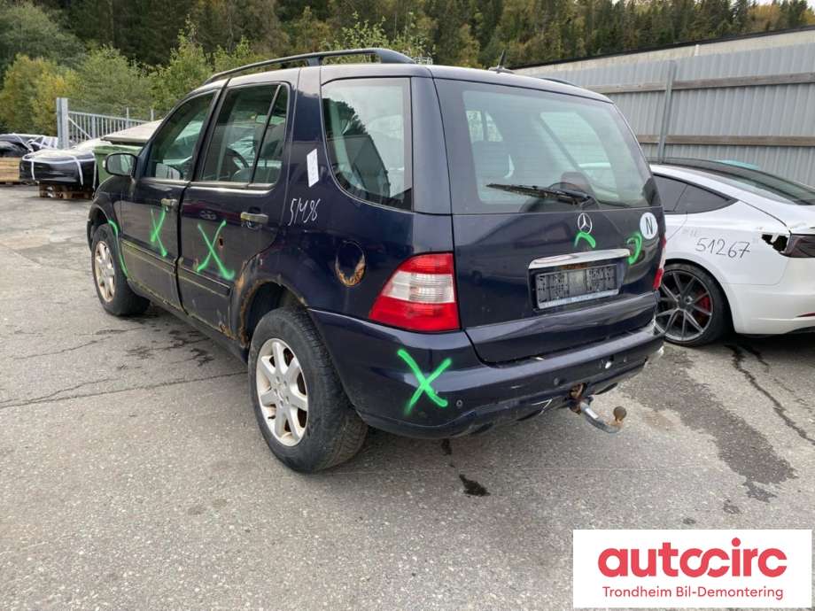 Mercedes ML 1997-2005 (W163) (W163), Motorkode: OM612.963, Girkassekode: 