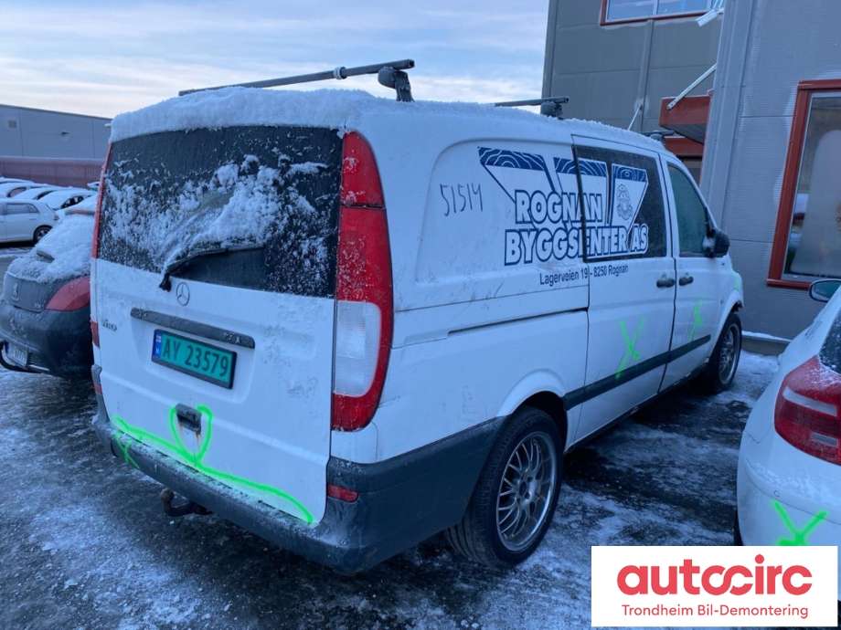 Mercedes Vito/Viano 2010-2014 (Fase 2) (W639) (W639), Motorkode: 651.940, Girkassekode: 711.680