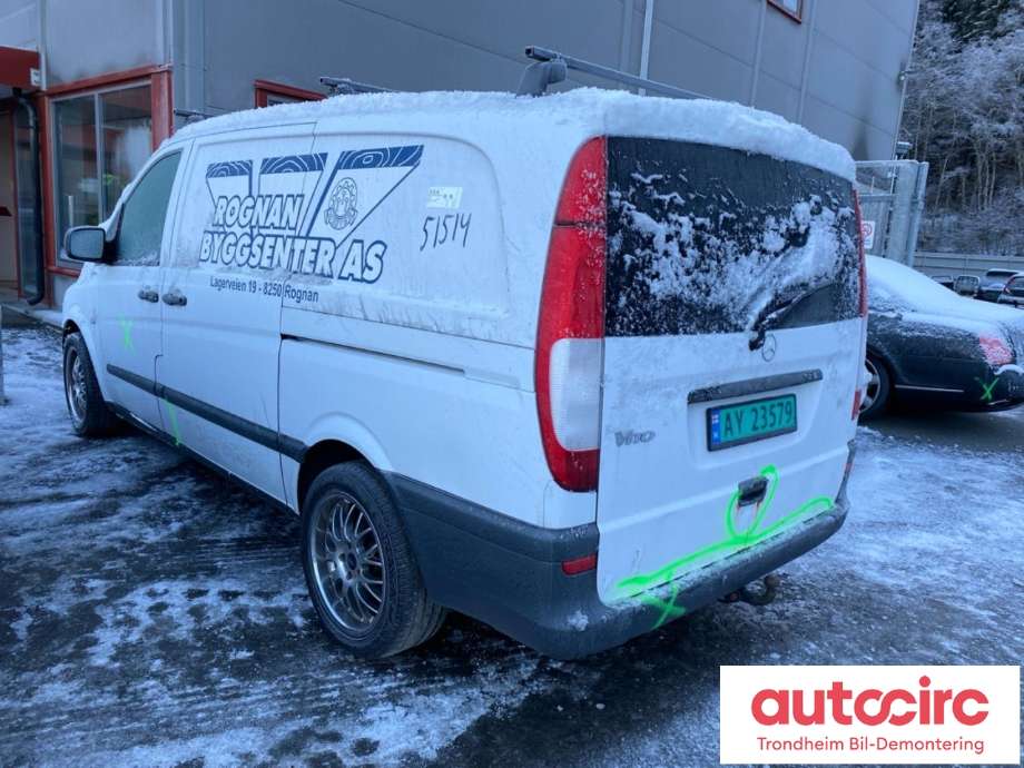 Mercedes Vito/Viano 2010-2014 (Fase 2) (W639) (W639), Motorkode: 651.940, Girkassekode: 711.680