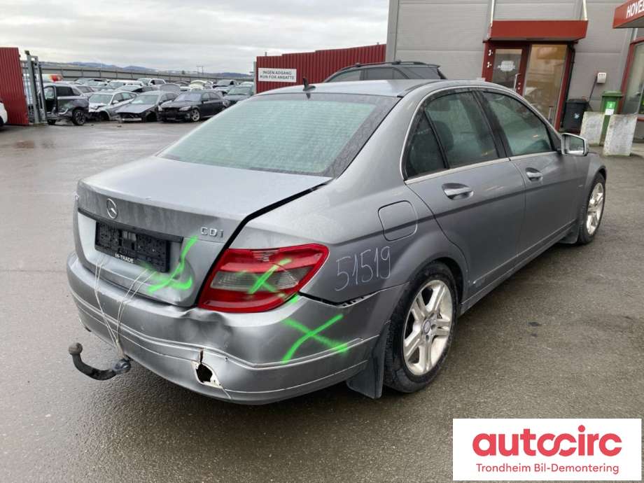 Mercedes C-Klasse 2007-2011 (Fase 1) (W204) (W204), Motorkode: 651.911, Girkassekode: 711.670