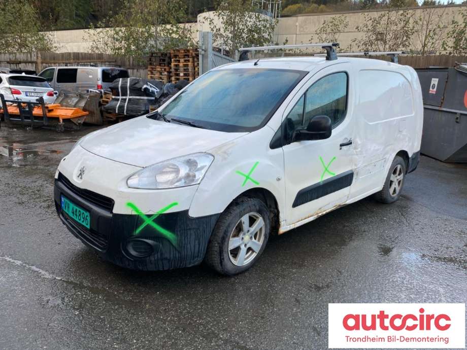Peugeot Partner 2008-2015 (Type II, Fase 1) , Motorkode: 9H06, Girkassekode: STT