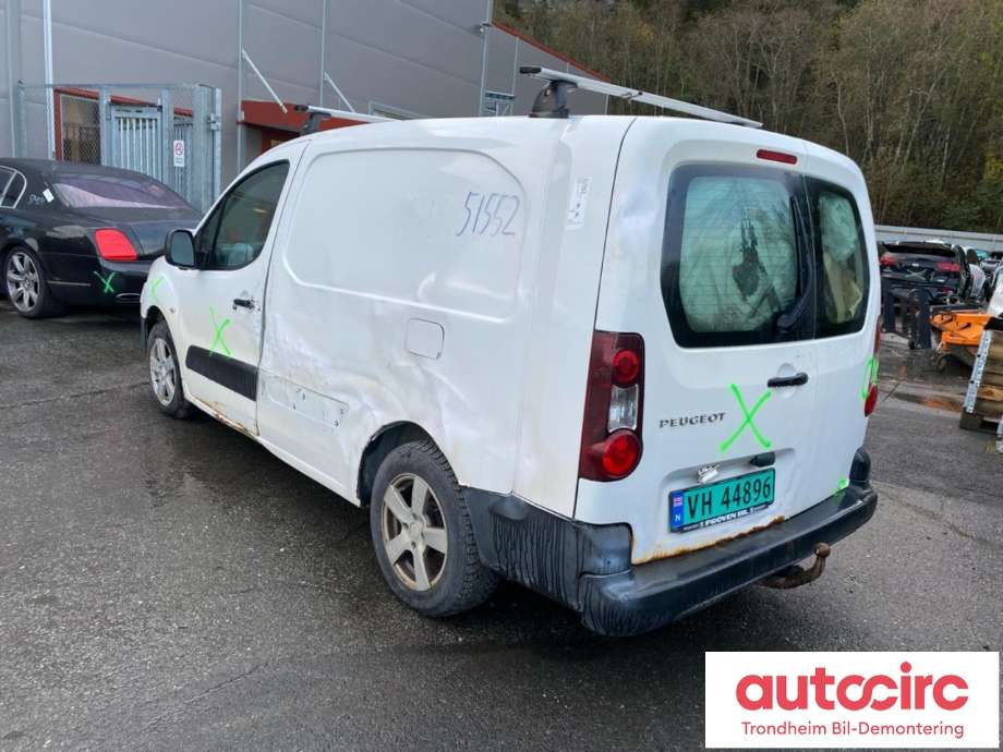 Peugeot Partner 2008-2015 (Type II, Fase 1) , Motorkode: 9H06, Girkassekode: STT