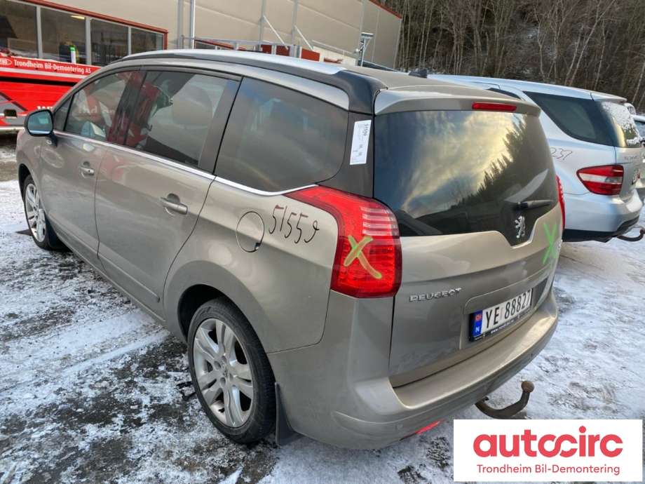 Peugeot 5008 2010-2017 (Type I) , Motorkode: 9HZ, Girkassekode: 