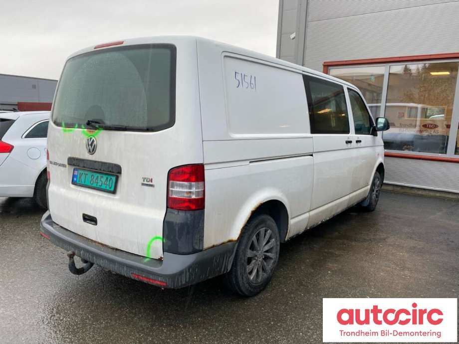 VW Transporter / Caravelle 2009-2015 (Fase 2) (T5) (T5), Motorkode: CAAC, Girkassekode: PAW