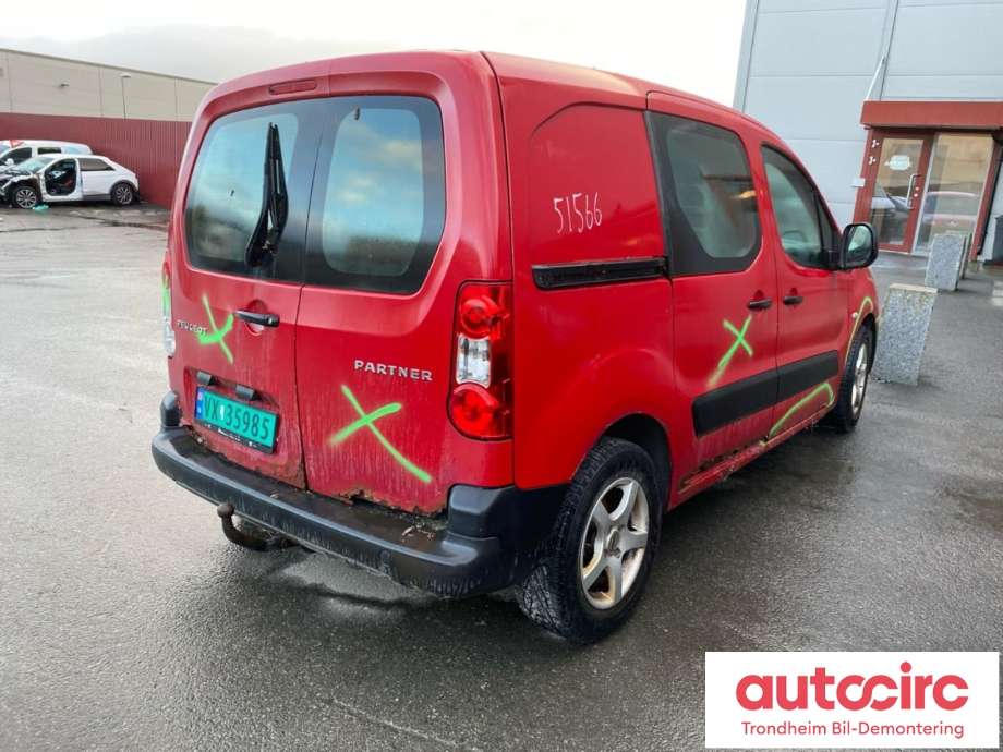 Peugeot Partner 2008-2015 (Type II, Fase 1) , Motorkode: 9HX, Girkassekode: 