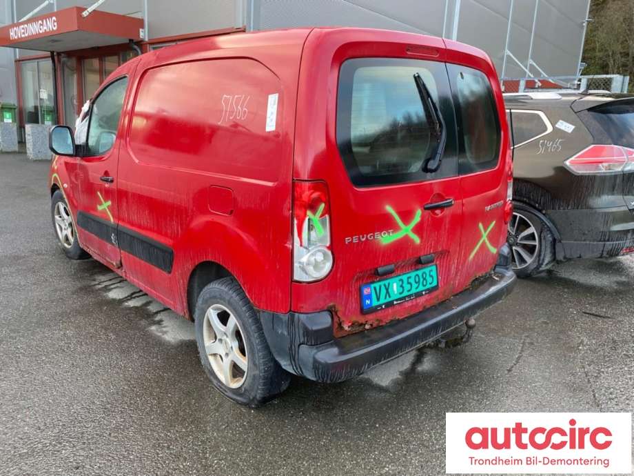 Peugeot Partner 2008-2015 (Type II, Fase 1) , Motorkode: 9HX, Girkassekode: 