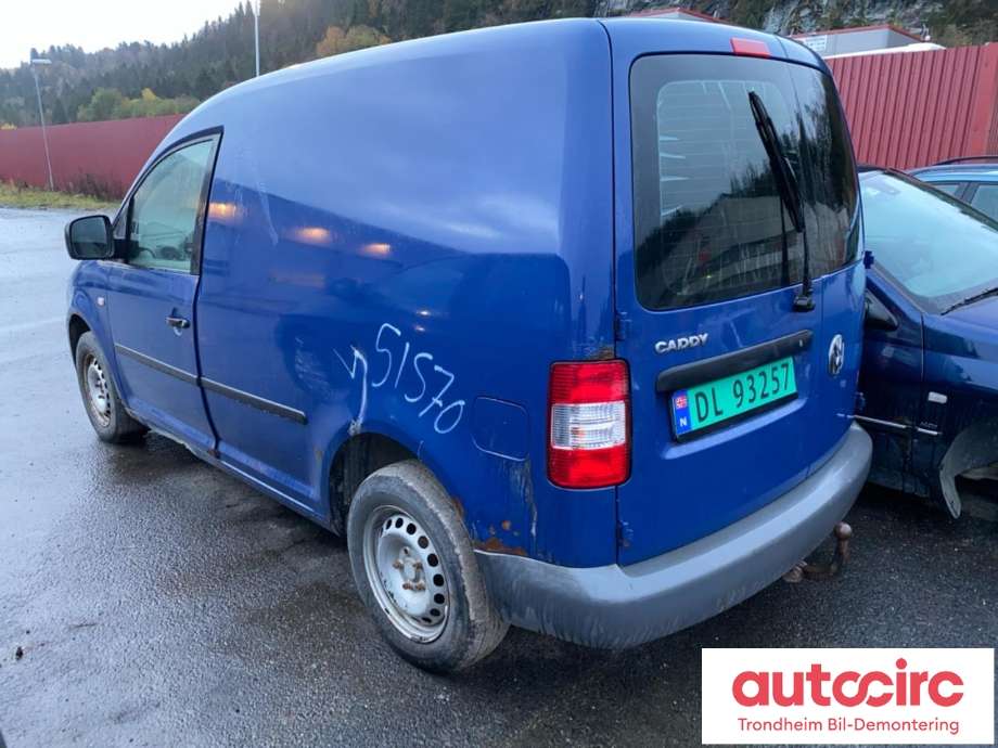 VW Caddy 2004-2010 (Type III, Fase 1) , Motorkode: BST, Girkassekode: JJS