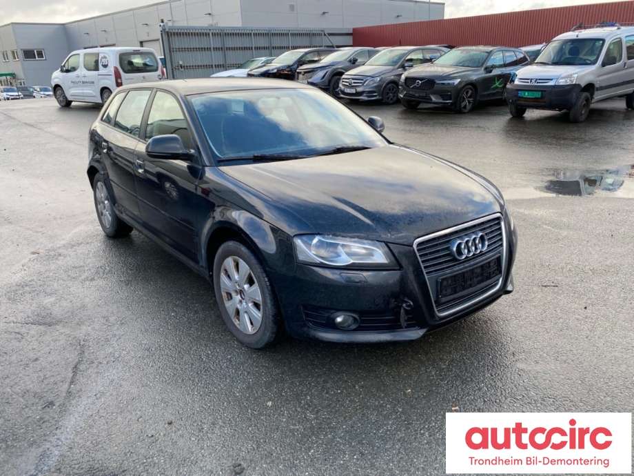 Audi A3 2009-2012 (Type II, Fase 2) , Motorkode: CAY, Girkassekode: 
