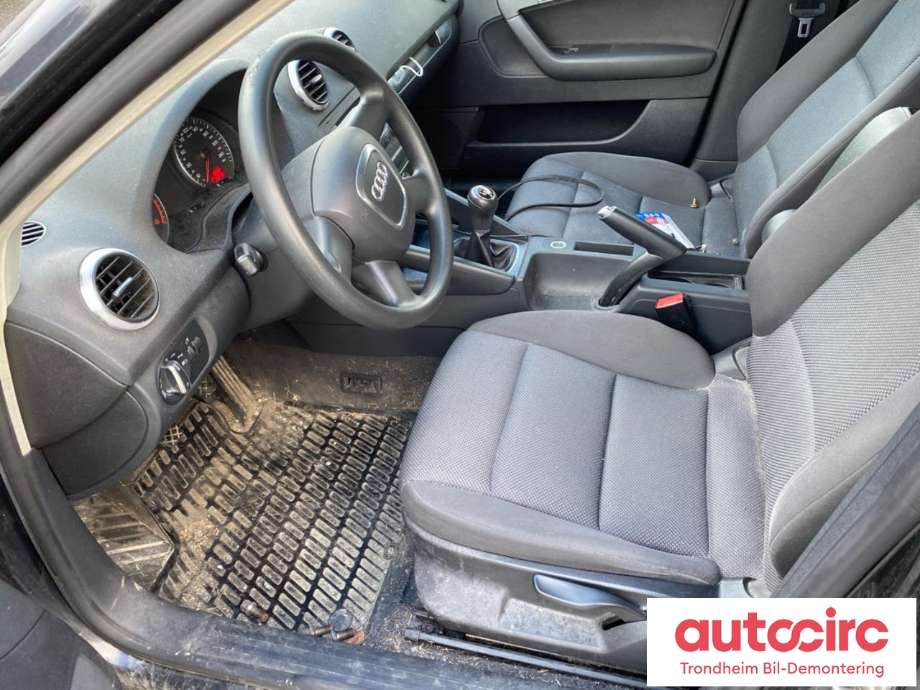 Audi A3 2009-2012 (Type II, Fase 2) , Motorkode: CAY, Girkassekode: 