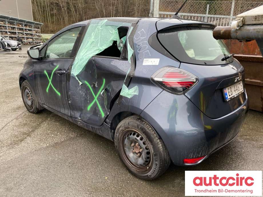 Renault Zoe 2019-->> (Fase 2) , Motorkode: 5AQ 60, Girkassekode: RA0