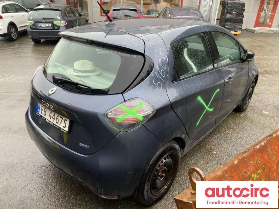 Renault Zoe 2019-->> (Fase 2) , Motorkode: 5AQ 60, Girkassekode: RA0