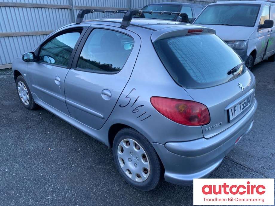 Peugeot 206 1998-2007 , Motorkode: HFX, Girkassekode: 