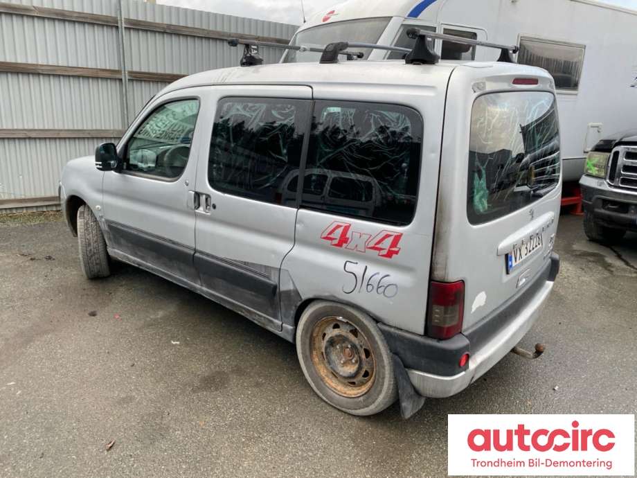 Peugeot Partner 2002-2008 (Type I, Fase 2) , Motorkode: 9HX, Girkassekode: 