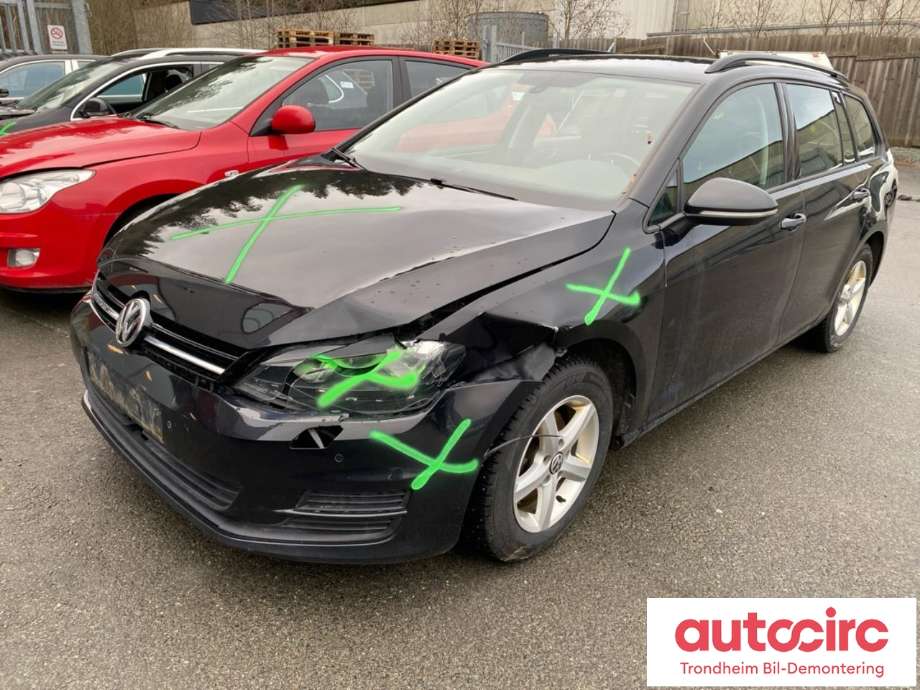 VW Golf VII 2012-2017 (Fase 1) , Motorkode: CJZB, Girkassekode: PTB
