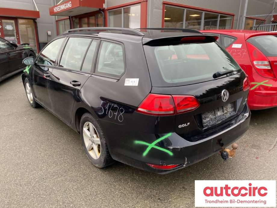 VW Golf VII 2012-2017 (Fase 1) , Motorkode: CJZB, Girkassekode: PTB