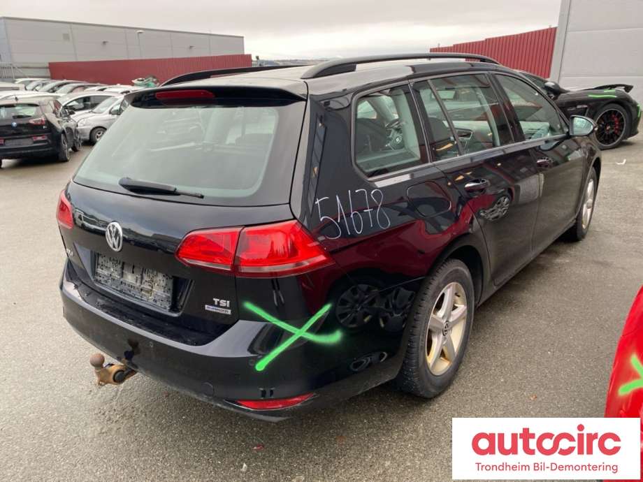 VW Golf VII 2012-2017 (Fase 1) , Motorkode: CJZB, Girkassekode: PTB