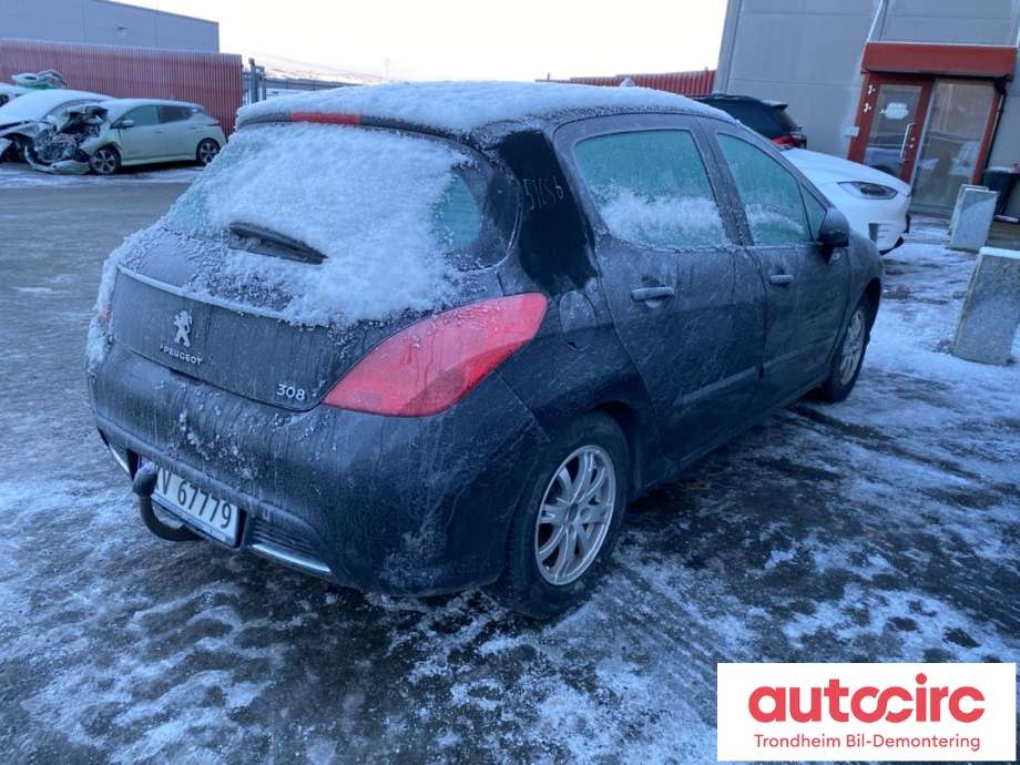 Peugeot 308 2011-2013 (Type I, Fase 2) , Motorkode: 9HP, Girkassekode: 2222LL