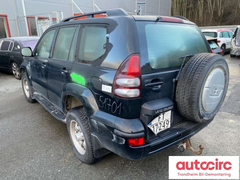 Toyota Land Cruiser 120 2002-2009 , Motorkode: 1KDFTV, Girkassekode: 3500060B00