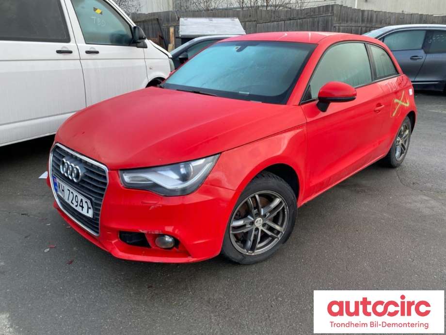 Audi A1 2010-2014 (Type I, Fase 1) , Motorkode: CAXA, Girkassekode: MLL