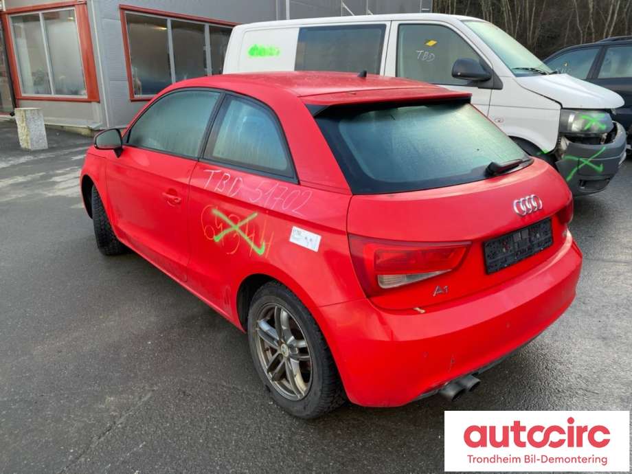 Audi A1 2010-2014 (Type I, Fase 1) , Motorkode: CAXA, Girkassekode: MLL