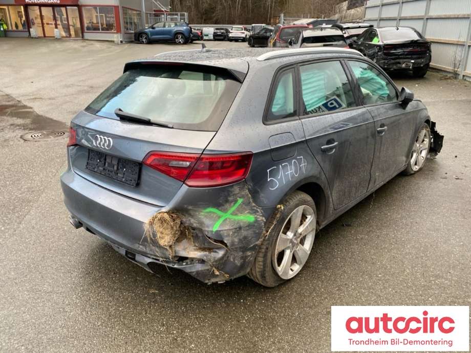 Audi A3 2012-2016 (Type III, Fase 1) , Motorkode: CRBC, Girkassekode: PFM