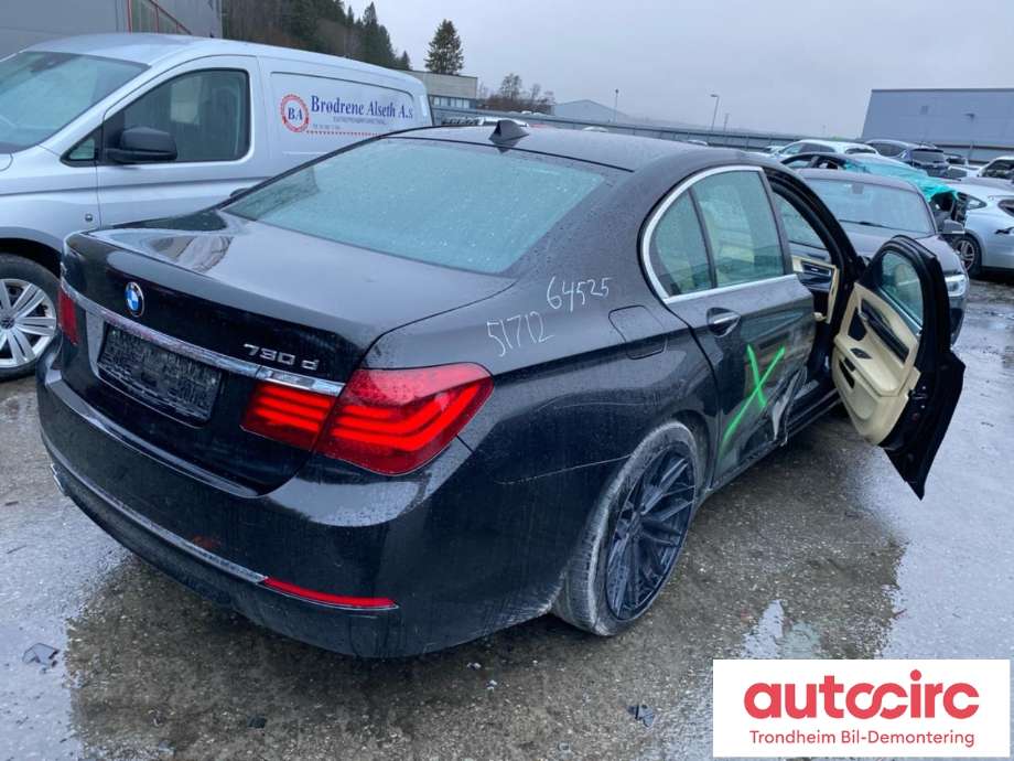 BMW 7-Serie 2009-2015 (F01/F02/F03/F04) (F01/F02/F03/F04), Motorkode: N57-D30A, Girkassekode: GA8HP70Z