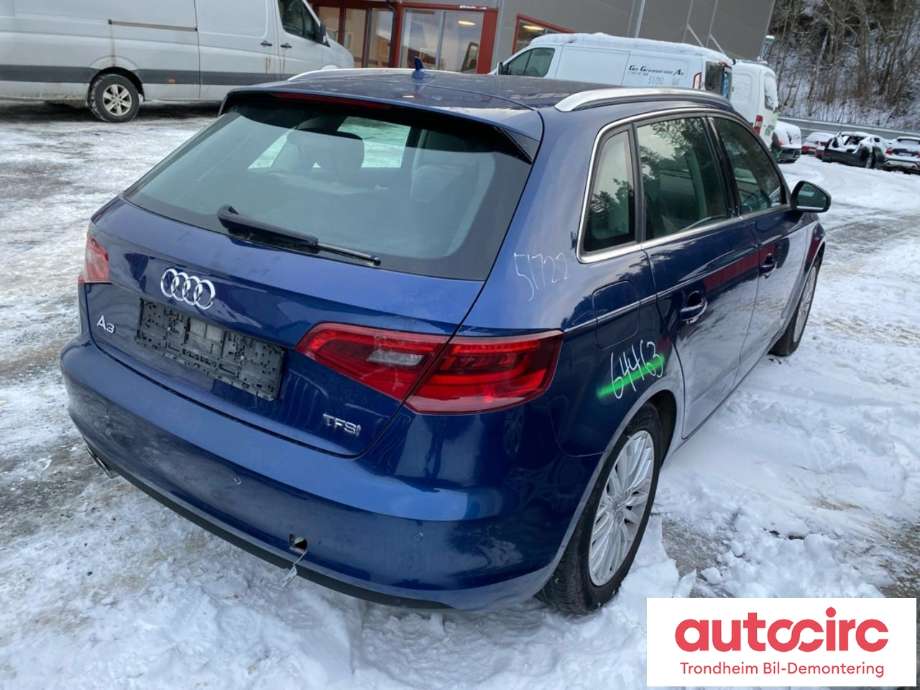 Audi A3 2012-2016 (Type III, Fase 1) , Motorkode: CXSA, Girkassekode: MYF