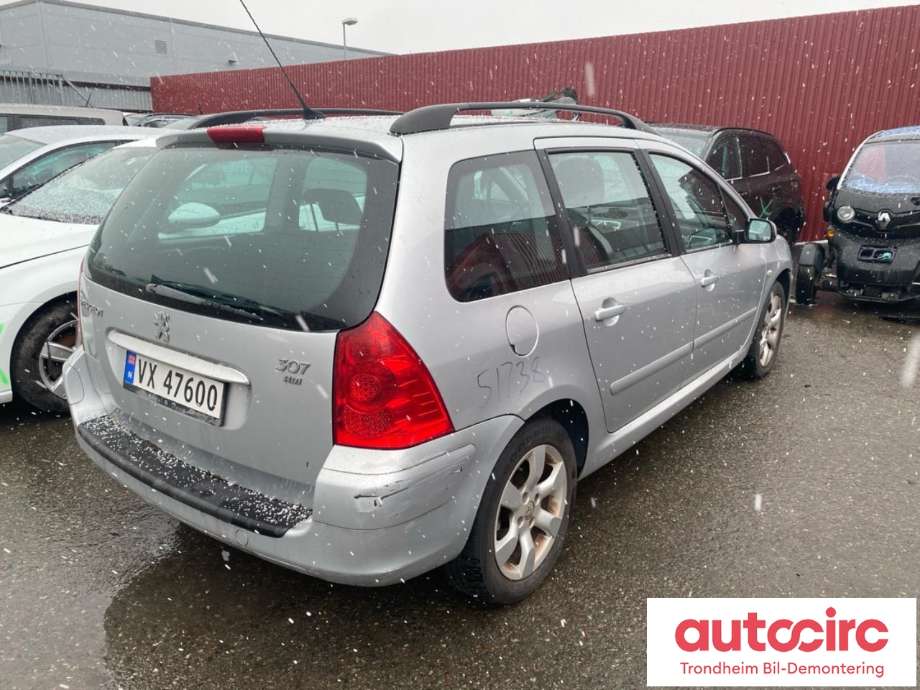 Peugeot 307 2005-2008 (Fase 2) , Motorkode: 9HX, Girkassekode: 