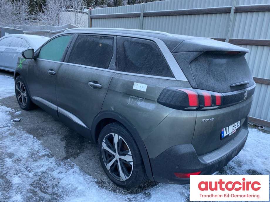 Peugeot 5008 2017-->> (Type II) , Motorkode: BHZ, Girkassekode: 9821104680