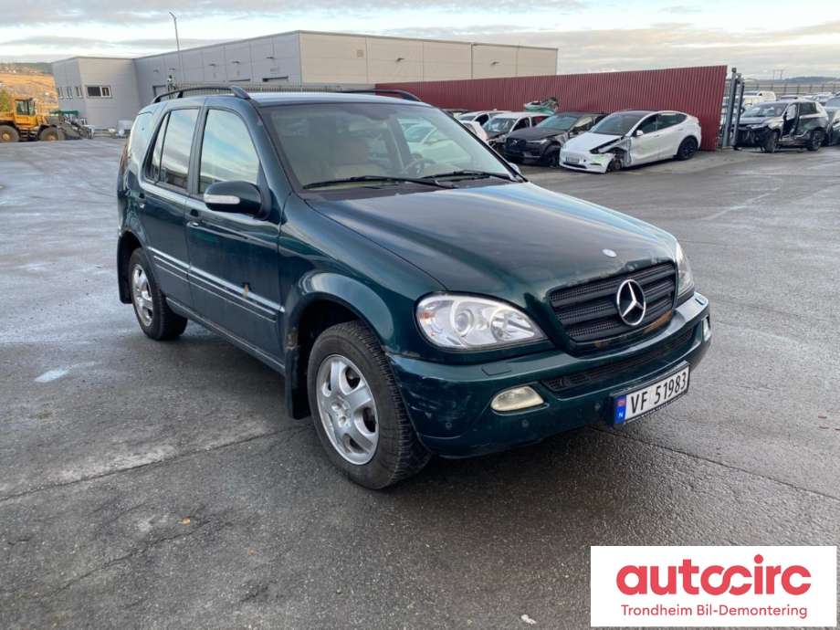 Mercedes ML 1997-2005 (W163) (W163), Motorkode: 612 963, Girkassekode: 72266104043444