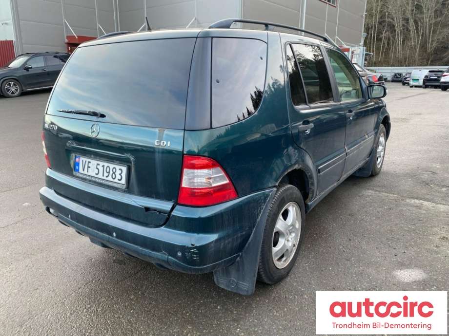 Mercedes ML 1997-2005 (W163) (W163), Motorkode: 612 963, Girkassekode: 72266104043444