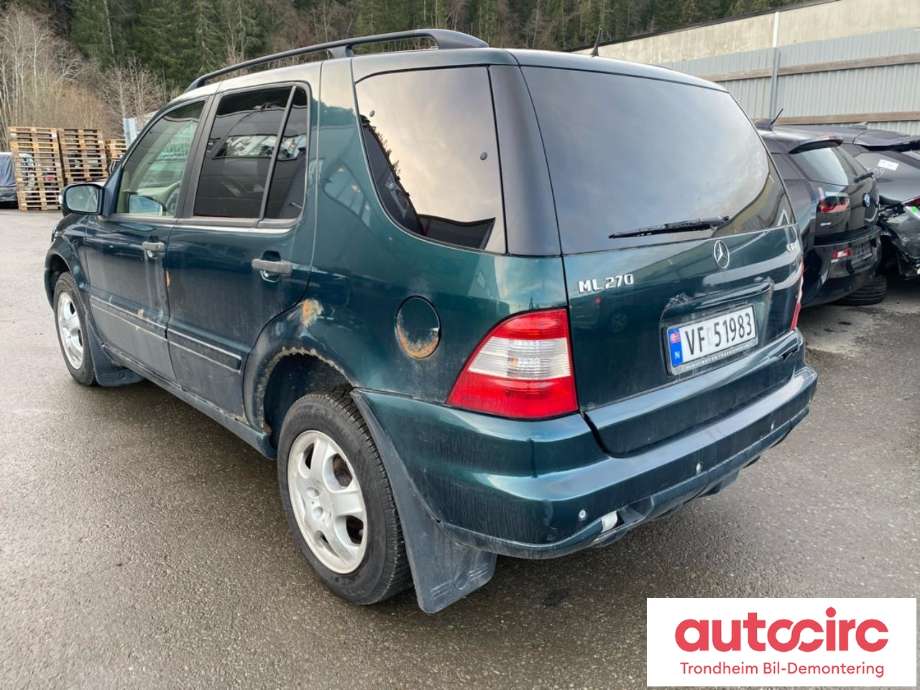 Mercedes ML 1997-2005 (W163) (W163), Motorkode: 612 963, Girkassekode: 72266104043444