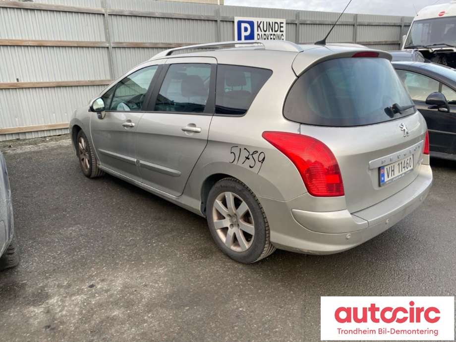 Peugeot 308 2007-2011 (Type I, Fase 1) , Motorkode: 9HZ, Girkassekode: